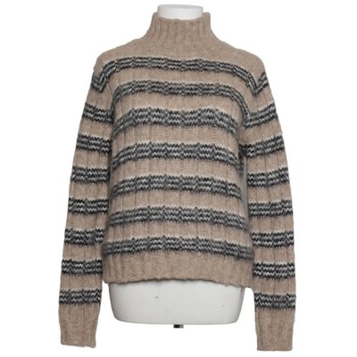 Roberto Collina, Strickpullover, Größe: M, Beige/Grau, Polyamid/Wolle #31j