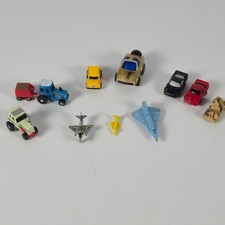 Micro Machines Galoob Diecast Vehicle Lot 9 Cars Tractors 1990s Vintage Mixed