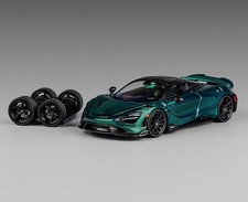 McLaren 765 LT - carbono completo - cromo verde - CM 1:64