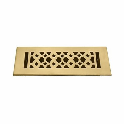 Prima Decorative Hardware Floor Register A/C, Vent Cover, Gold