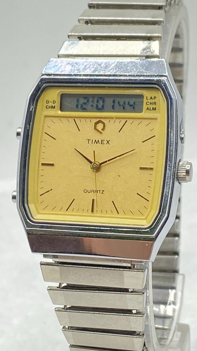 New Timex Q Timex 1982 Reissue Quartz Analog-Digital Men's Watch