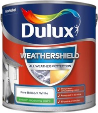Dulux Weathershield Masonry Smooth Pure Brilliant White | Masonry Paint