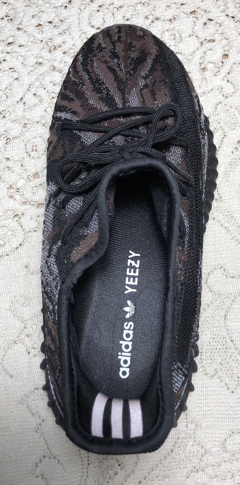 Adidas Yeezy Boost 350 V2 MX Rock Black Brown Knit Men’s Size 8 Sneakers NWOT•A1 thumbnail 9