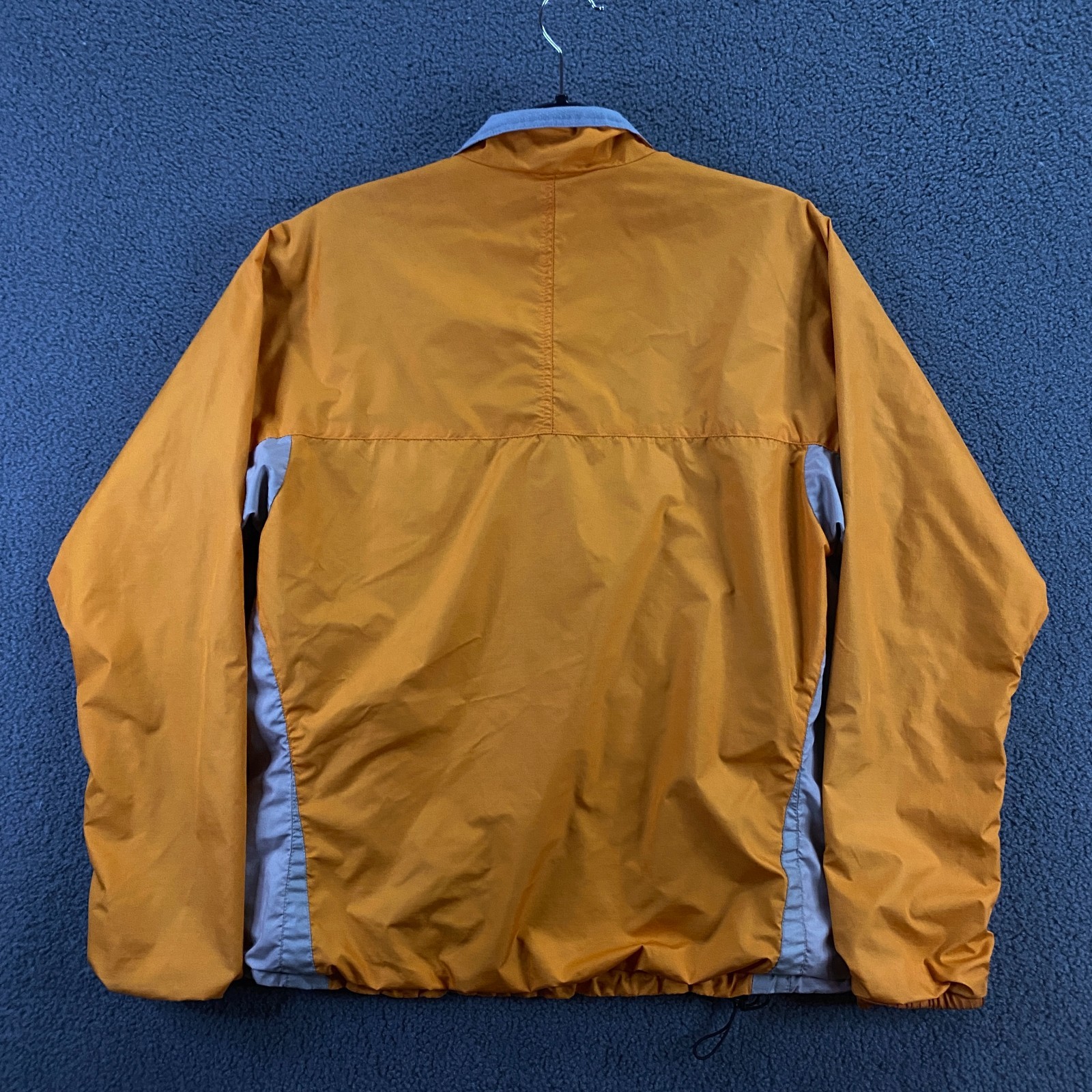 Patagonia Zephur Jacket Womens Medium Windbreaker Fleece Lined Orange Vintage thumbnail 10