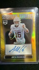 2025 Panini Prizm Black Sensational Signatures Arch Manning True Gold Auto 3/10