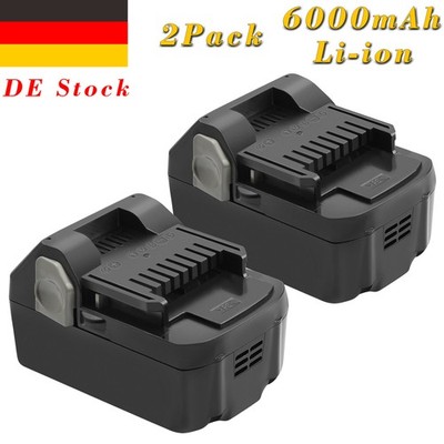 2X Für Hitachi BSL1430 BSL1415 329901 329877 FWH14DSL 6000mAH Li-ion 14.4V Akku
