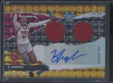 2025 Bowman's Best Kiki Iriafen #PDRA-KI Prospect Gold Geometric Jersey Auto /50