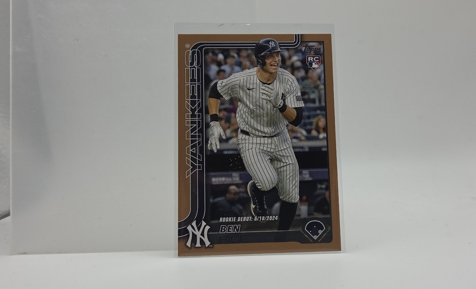 2025 Topps Update Series - Rookie Debut Ben Rice #US25 Gold /2025 (RC)