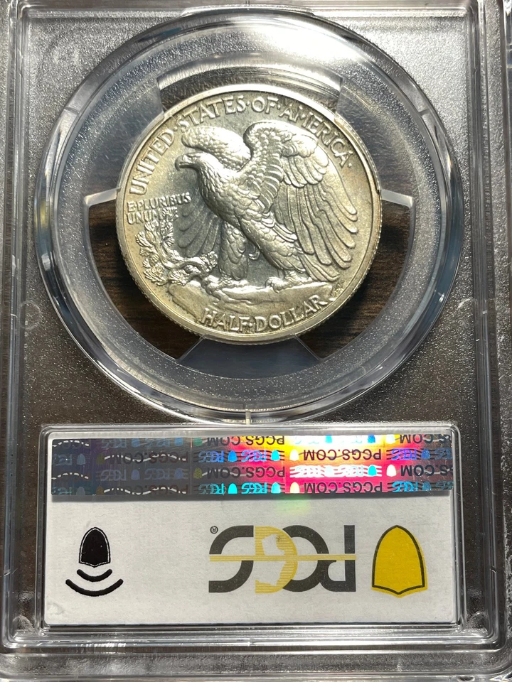 1938-P Walking Liberty Silver Half Dollar 50C PCGS PROOF 63 PR 63 PR 63 Walker - Image 4 of 4