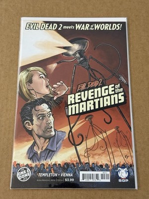 Evil Dead 2 Revenge of The Martians #1 B Templeton 1:4 Space Goat Comics 2016 NM