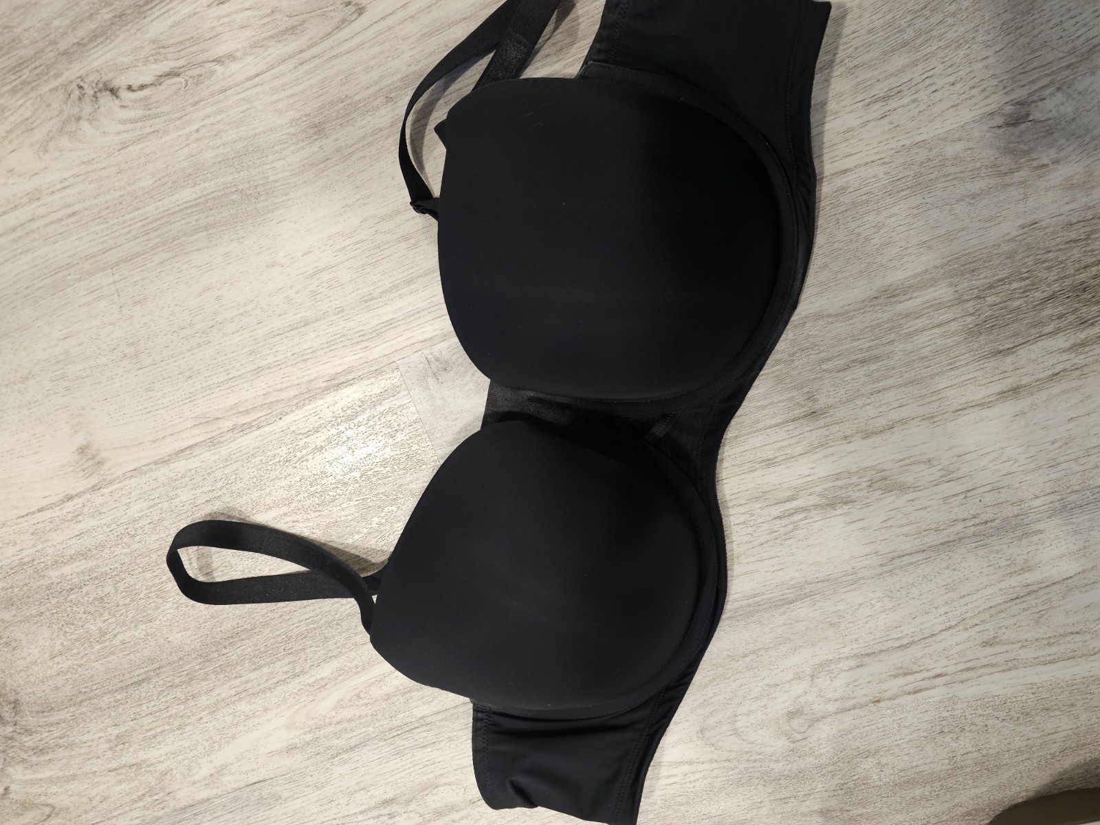 TORRID CURVE  FULL COVERAGE 46C Solid BLACK 4 Hook - image 1