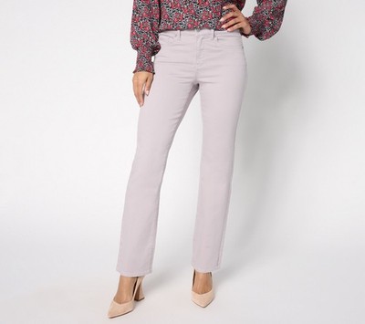 SUNNYLiFE Women's Pants Sz 12 Sure Marilyn Straight Leg Jean Gray A680128