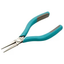 Erem 2442P 5 3/4 In Flat Nose Plier, Side Cutter Ergonomic Handle