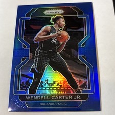2021-22 Panini Prizm - Wendell Carter Jr. #160 Blue Prizm [#003/199] RARE