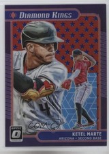 2021 Panini Donruss Optic Diamond Kings Liberty Prizm /45 Ketel Marte #30 0p1q