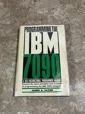 Programming IBM 7090 Self-Instructional Programmed Manual by JA Saxon HC/DJ 