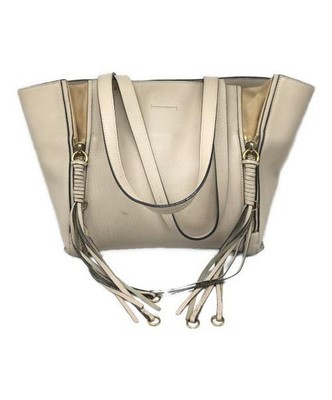 Chloe Milo beige Beuteltasche authentisch