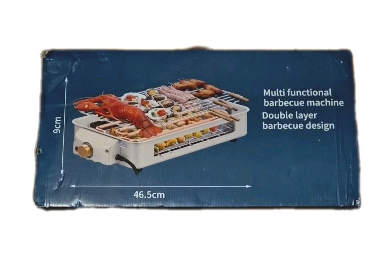 Aoran Kitchen - Multi-Functional Barbecue Electric Griddle - Double Layer Design
