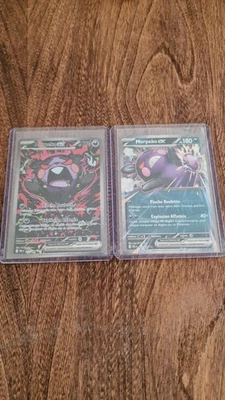 Nintendo Pokémon Morpeko ex Alt et Morpeko ex FR lot 2 cartes 055/084 + 117/084 - Photo 1/4