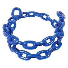 Greenfield 2115-R 1/4" D x 4' L Blue PVC-Coated Steel Anchor Chain
