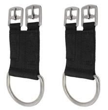 Horse Set of 2 Nylon Western English 1" Dual Buckle Girth Converter 403GC01