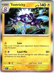 Toxtricity 072/197 Obsidian Flames Holo Rare