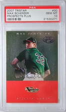 2007 Tristar Prospects Plus Max Scherzer ROOKIE Card #30 RC PSA 10 POP 13