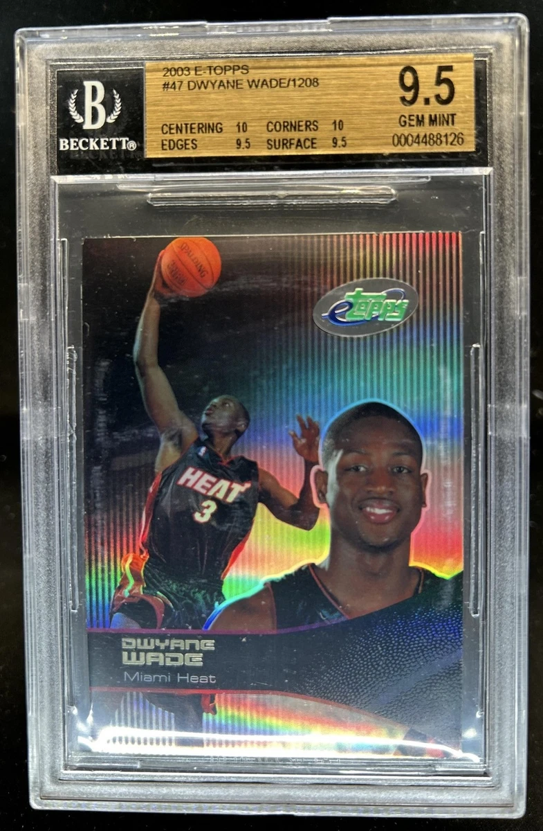 Topps Dwyane Wade Basketball Rookie Sports Trading Cards