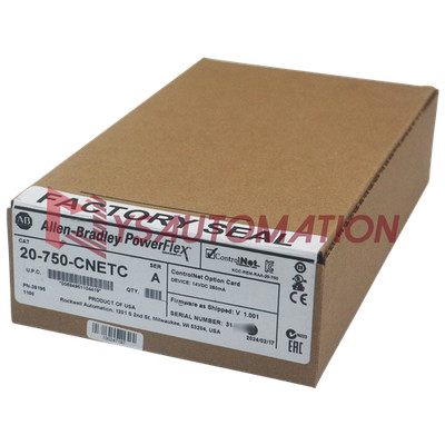 Factory Sealed Allen-Bradley 20-750-CNETC Module SER. A 14VDC F/W V1.001