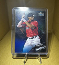 Topps Chrome Black 2021 Xander Bogaerts Blue Refractor /75 #18 Red Sox