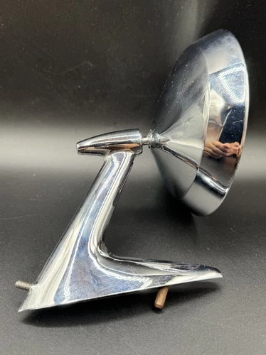 Vintage Round Car Chrome Side Mirror Chevy Ford Chrysler Dodge? 15-3-5-60