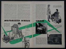 Unidad de accionamiento a batería para silla de ruedas 1953 Cómo construir planes