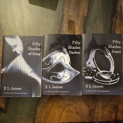 E L James Fifty Shades Trilogy Paperback Box Set Fiction Novel English Adult