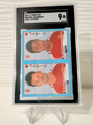 Corentin Jean, Kylian Mbappe 2016 Panini Foot card