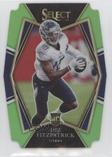 2021 Select Premier Level Neon Green Prizm Die-Cut /349 Dez Fitzpatrick #172 0w8