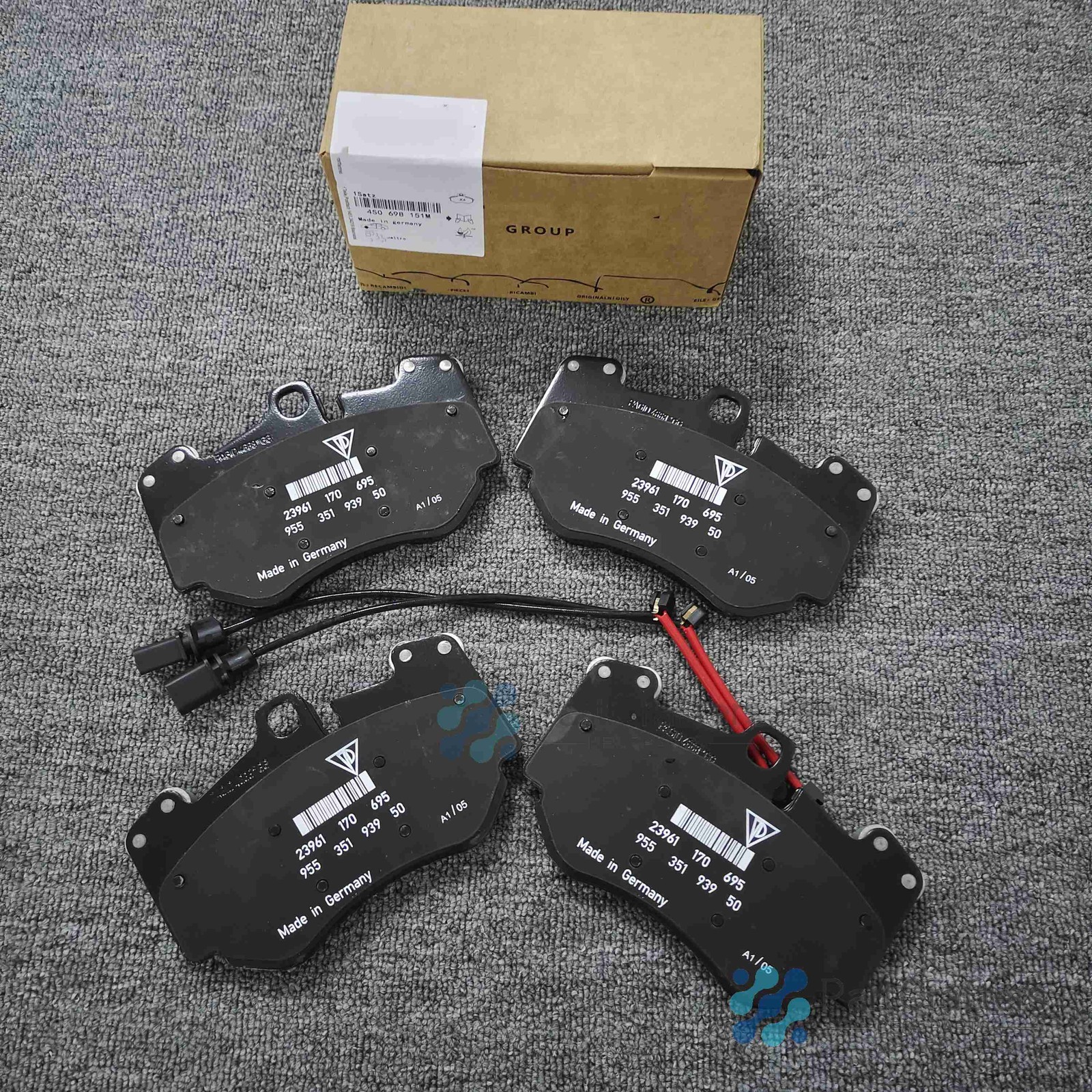 For Lamborghini Huracan 5.2 Front Brake Pad Kit With Sensor 18-20 4S0698151M