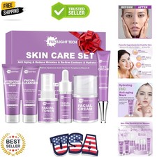 Skin Care Set,6 Pcs Anti-aging Skincare w/Korean Retinol,Hydrate, Moisturize ...