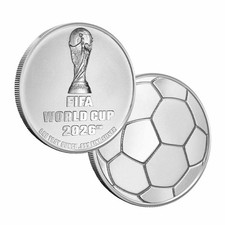 1 oz FIFA World Cup 2026 Silver Round (New) 89.01 per troy oz