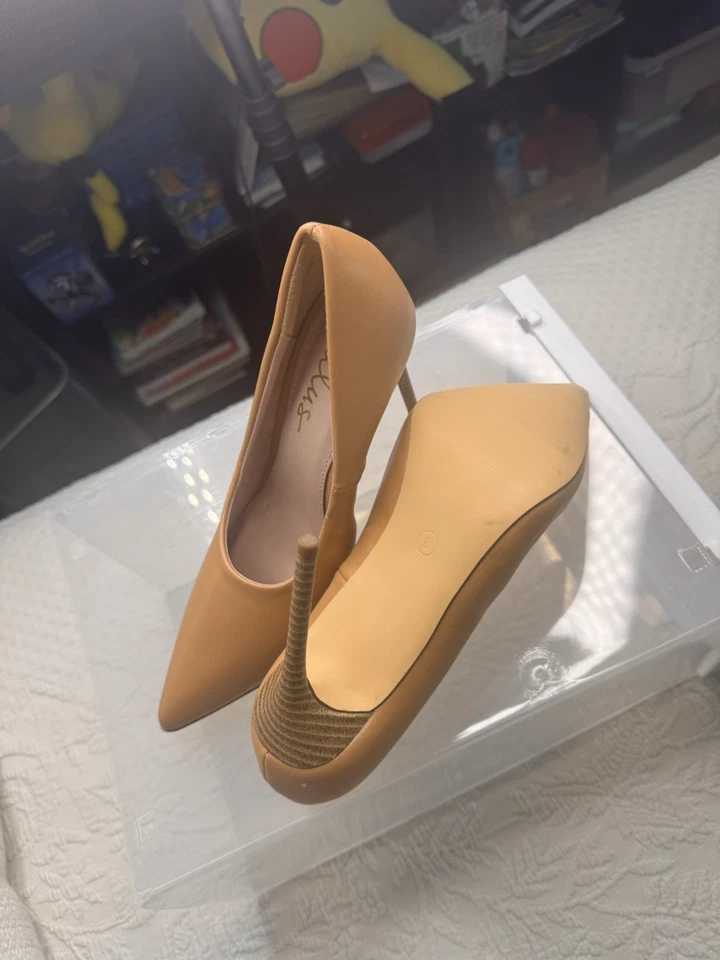 Sapato Feminino Salto Alto Stiletto Sexy Biqueira Pontiaguda Festa Clube Vestido de Noiva Bombas - Imagem 3 de 4