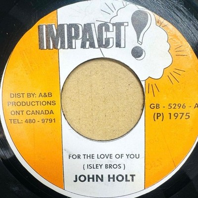 John Holt For The Love Of You Reggae Vinyl Record Slightly Damaged Condition