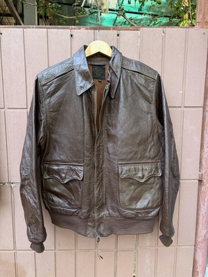 WW2 STYLE J.A.DUBOW A-2 LEATHER JACKET. SIZE 40 Made In USA. | eBay