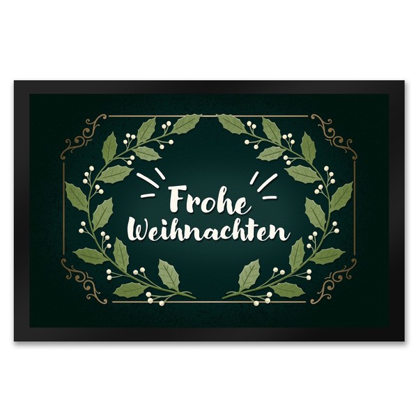 Frohe Weihnachten Mistelzweig FußMatte XXL In 50X75 Cm-image