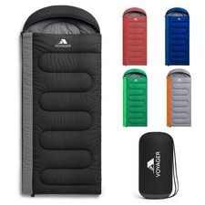 Voyager Sleeping Bag Lightweight Compact Adults Sleeping Bag  220x30x80cm