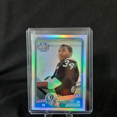 2001 Topps Archives Reserve #327 BO JACKSON Los Angeles Raiders Set-Break RC NM