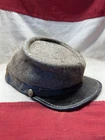 Civil War Era Confederate Style Kepi Cap Hat with Eagle Button