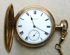 NO RESERVE 1920 Elgin Full Hunter Pocket Watch Filled Vintage Antique Scrap Gold