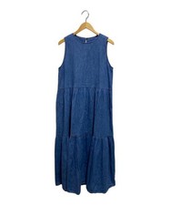 MID Mango Tiered Dress Elegant Boho Style Used