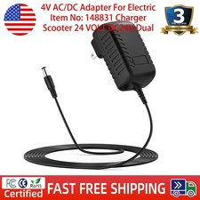 4V AC/DC Adapter For Electric Item No: 148831 Charger Scooter 24 VOLT DC24V Dual
