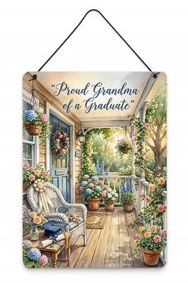 Caroline's Treasures Proud Grandma Graduate Gift Graduation Wall Door Print