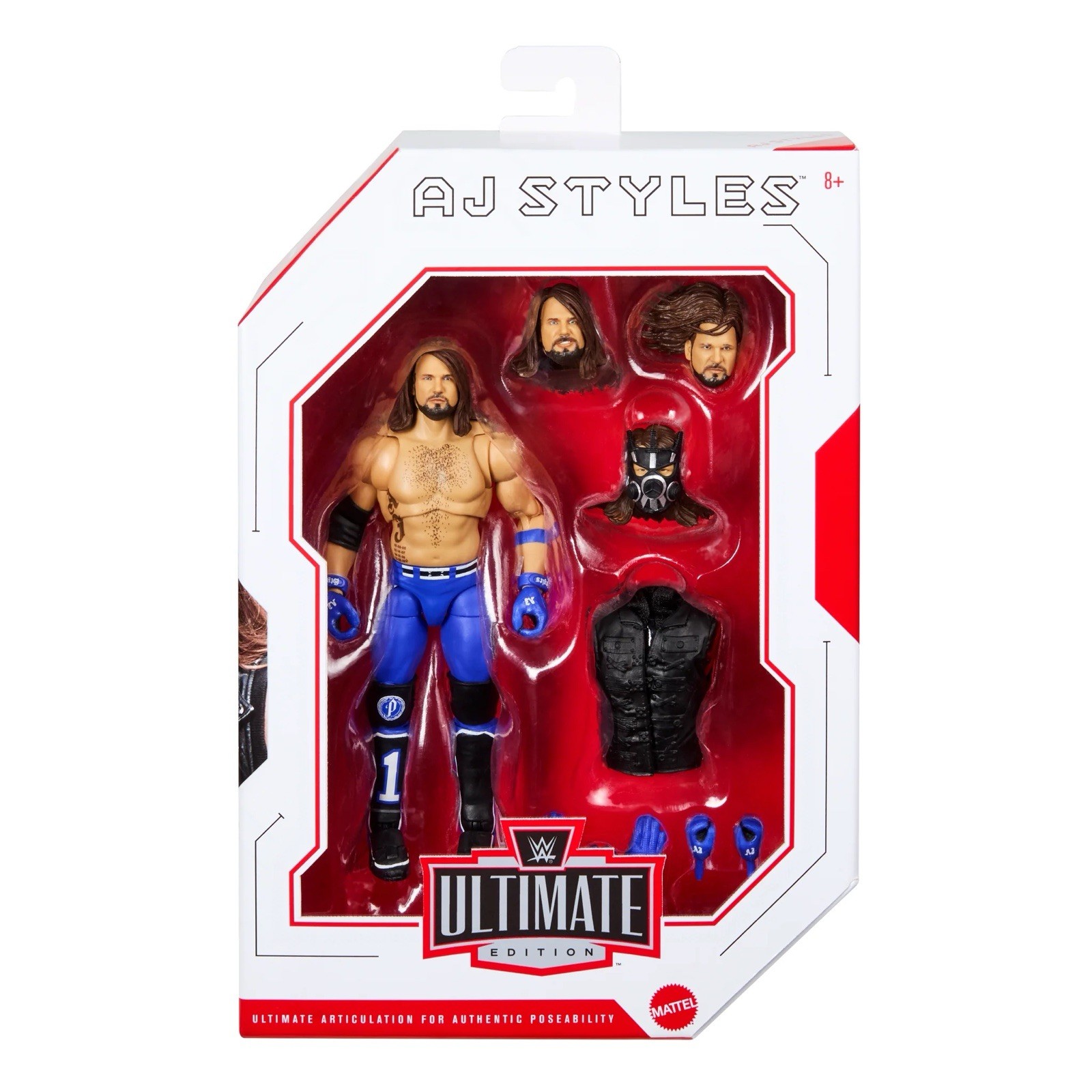 AJ Styles WWE Mattel Greatest Hits Ultimate Edition Series 7 Wrestling Figure
